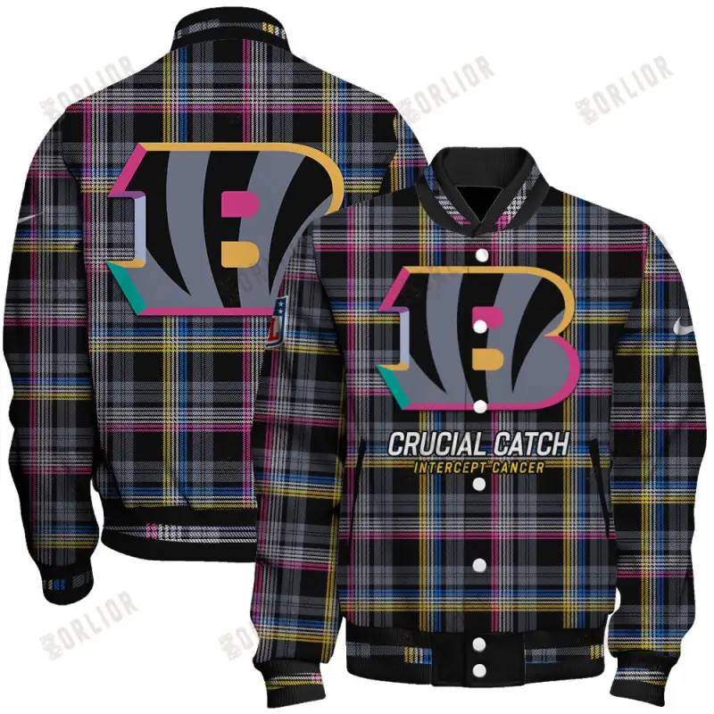 Cincinnati Bengals Personalized Unisex Varsity Jacket