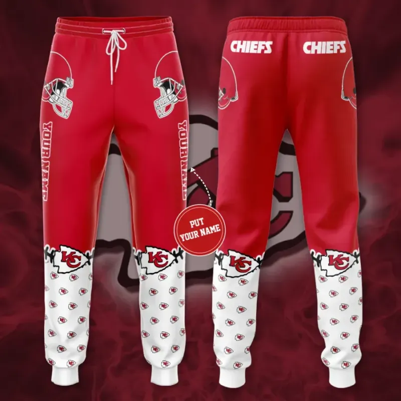 Kansas City Chiefs 3D Printed Pocket Sweatpants