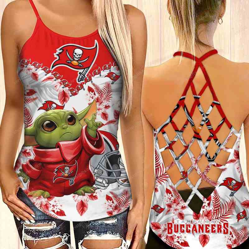 Tampa Bay Buccaneers NFL Cross Tank Top