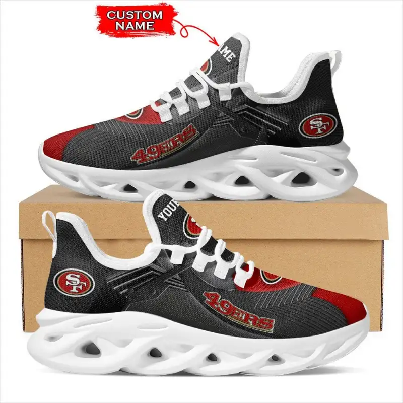 San Francisco 49ers Personalized Yezy Running Sneakers