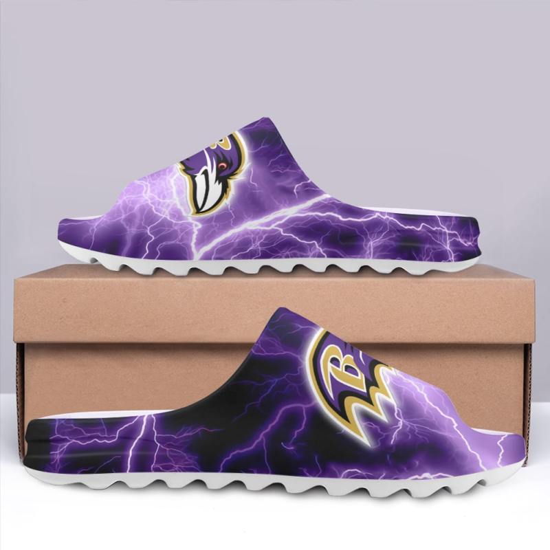 Baltimore Ravens Yeezy Slippers 3