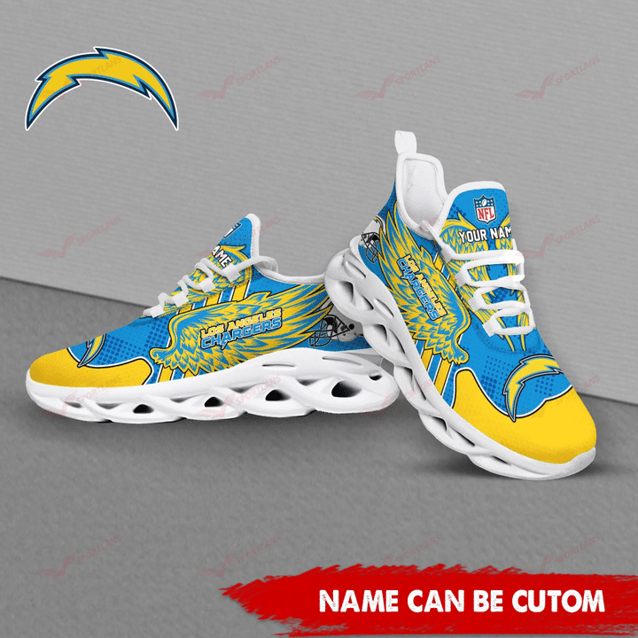 Los Angeles Chargers Sneakers Side View
