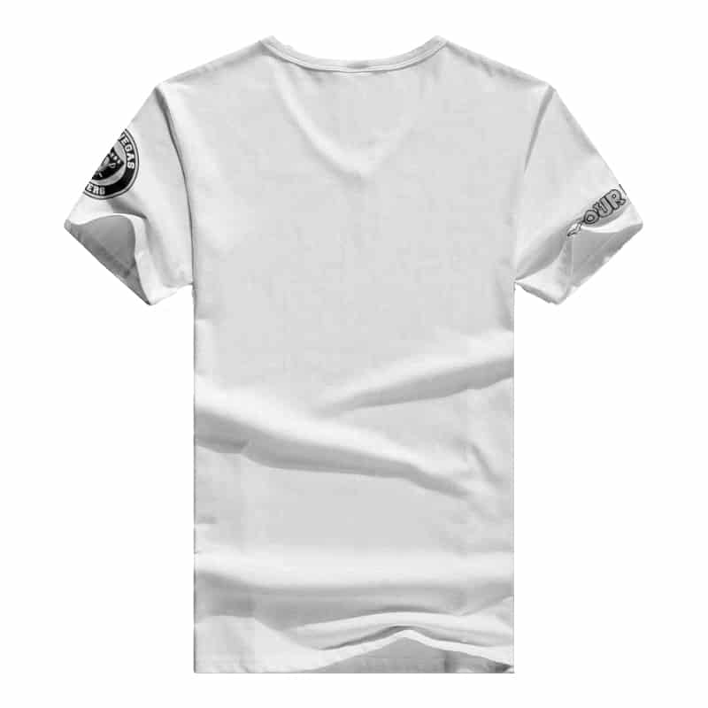 Las Vegas Raiders Personalized V-neck Women T-shirt - Back View