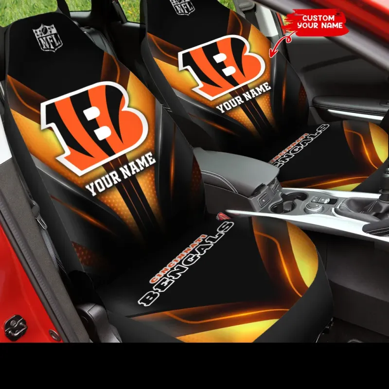 Cincinnati Bengals Personalized Car Seat Covers