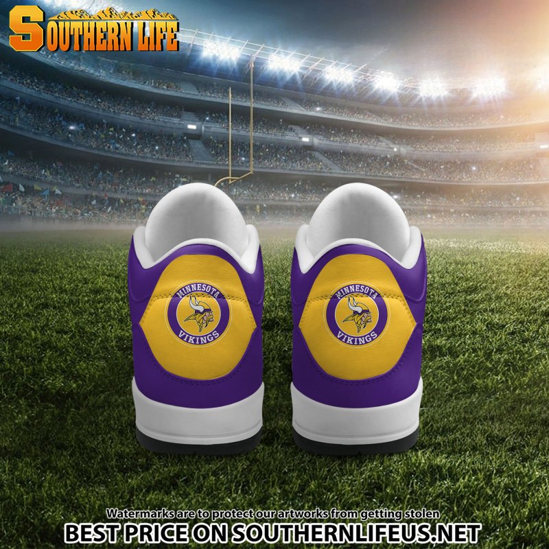 Minnesota Vikings JD3 Sneakers Image 3