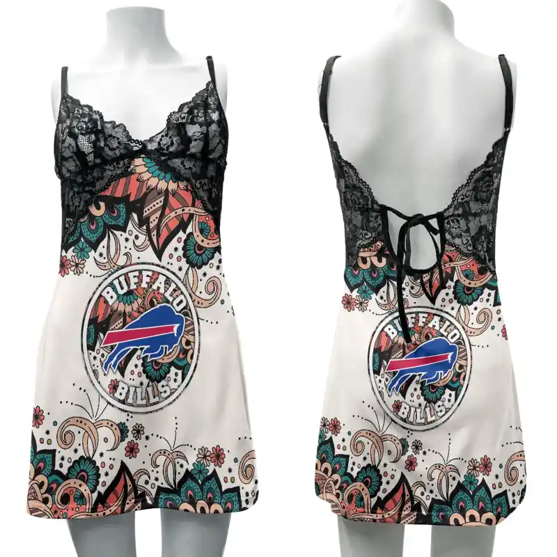 Buffalo Bills Slip Dress Back View