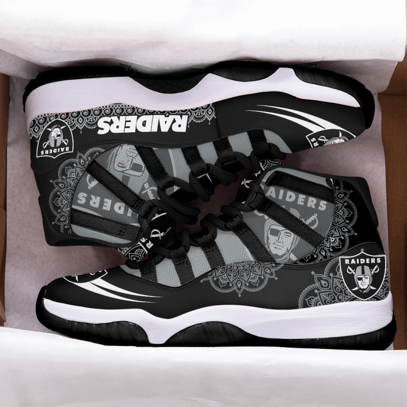 Las Vegas Raiders Sneakers Side View