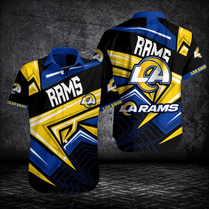 Los Angeles Rams Button Shirt Sizing Chart