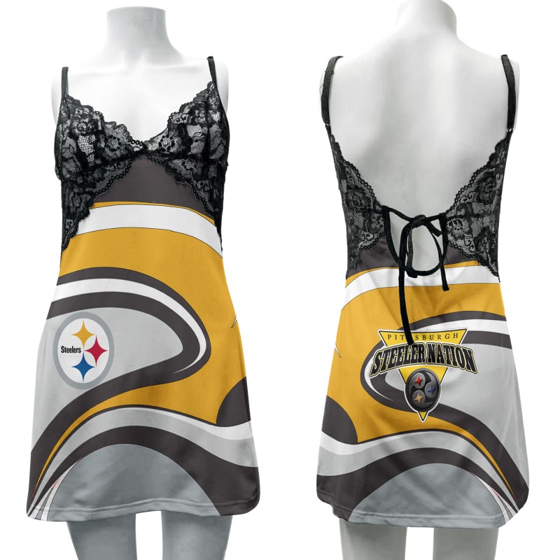 Pittsburgh Steelers Slip Dress 1