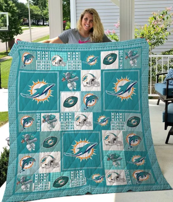 Miami Dolphins Premium Quilt