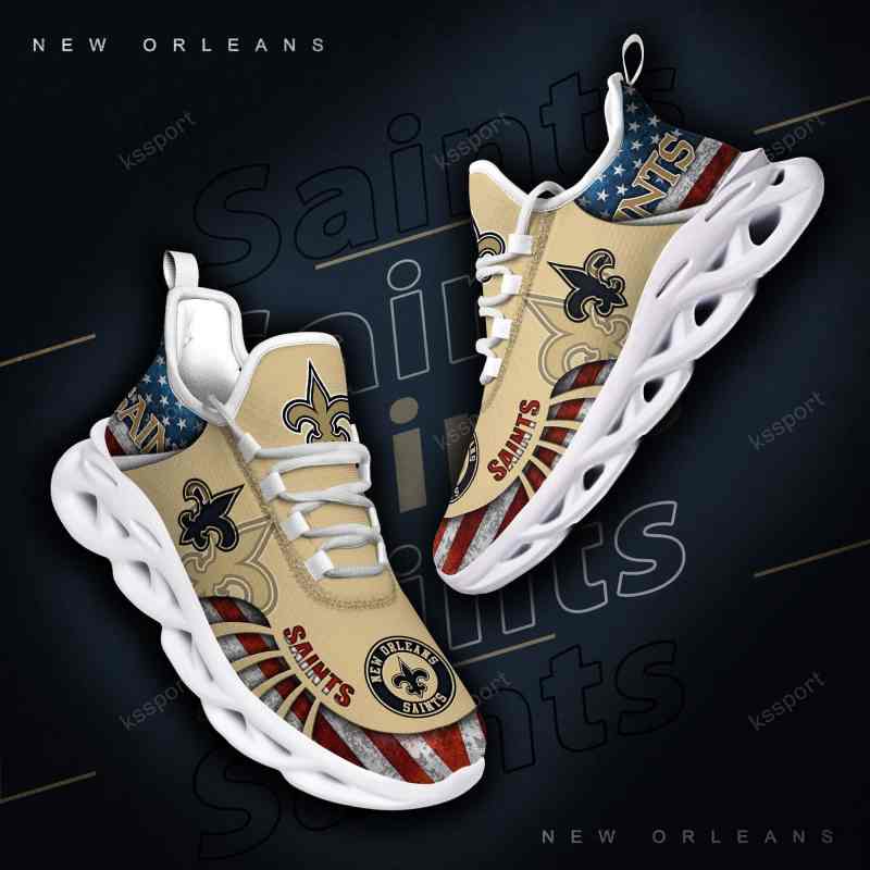 New Orleans Saints Yezy Running Sneakers