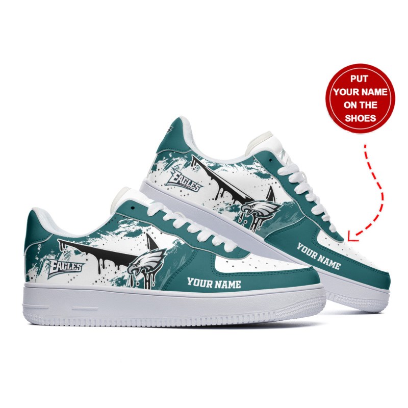 Philadelphia Eagles Personalized AF1 Shoes