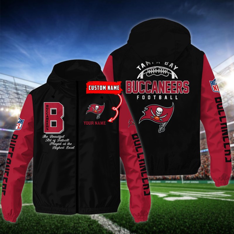 Tampa Bay Buccaneers Outdoor Jacket Front View