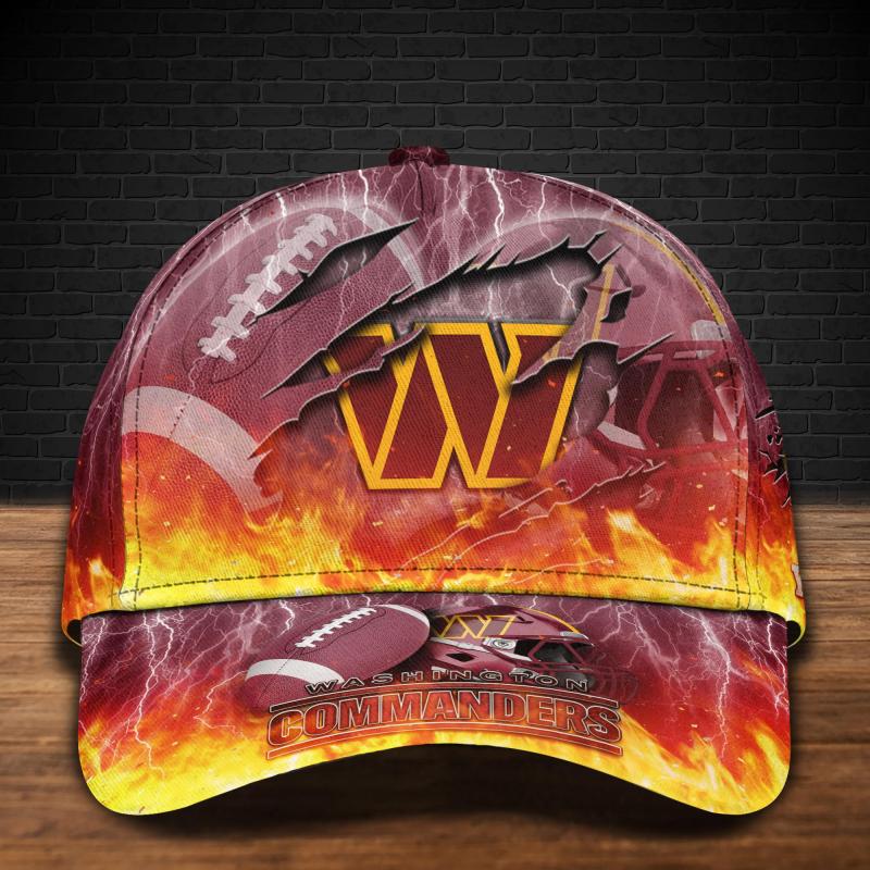 Side View of Washington Commanders Cap