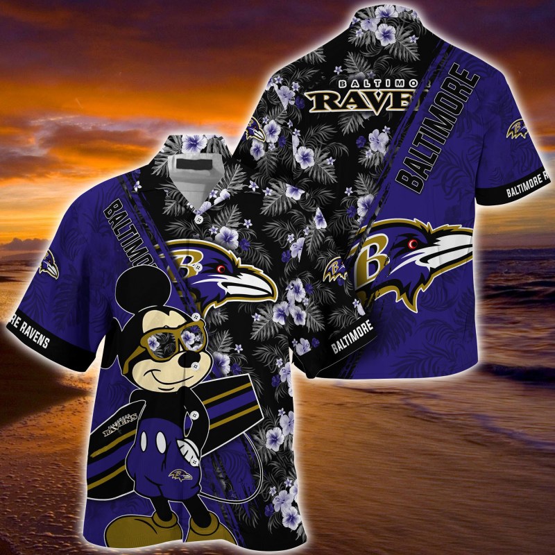 Baltimore Ravens Hawaiian Shirt