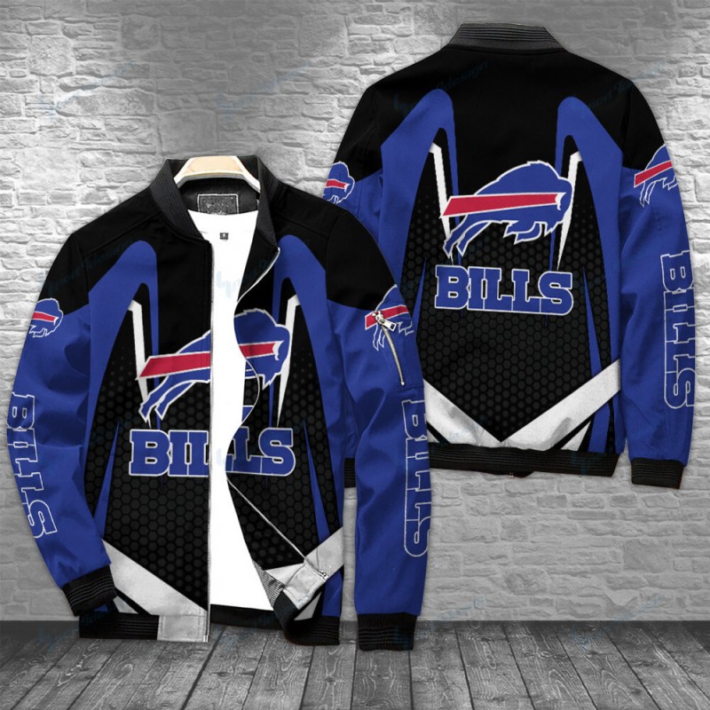 Buffalo Bills Bomber Jacket Front