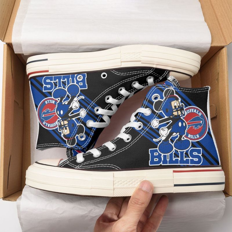 Buffalo Bills New High Top Canvas Shoes