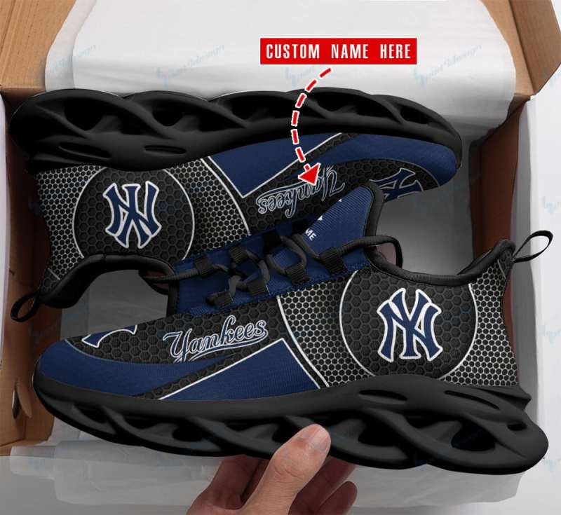 New York Yankees Personalized Yezy Running Sneakers