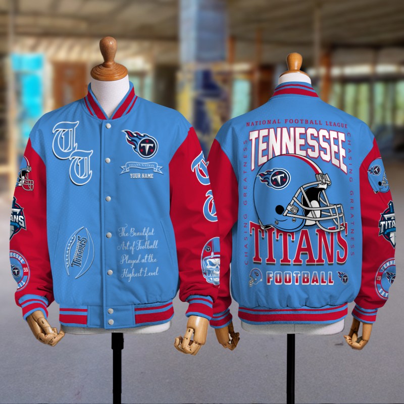Tennessee Titans Varsity Jacket Image 5