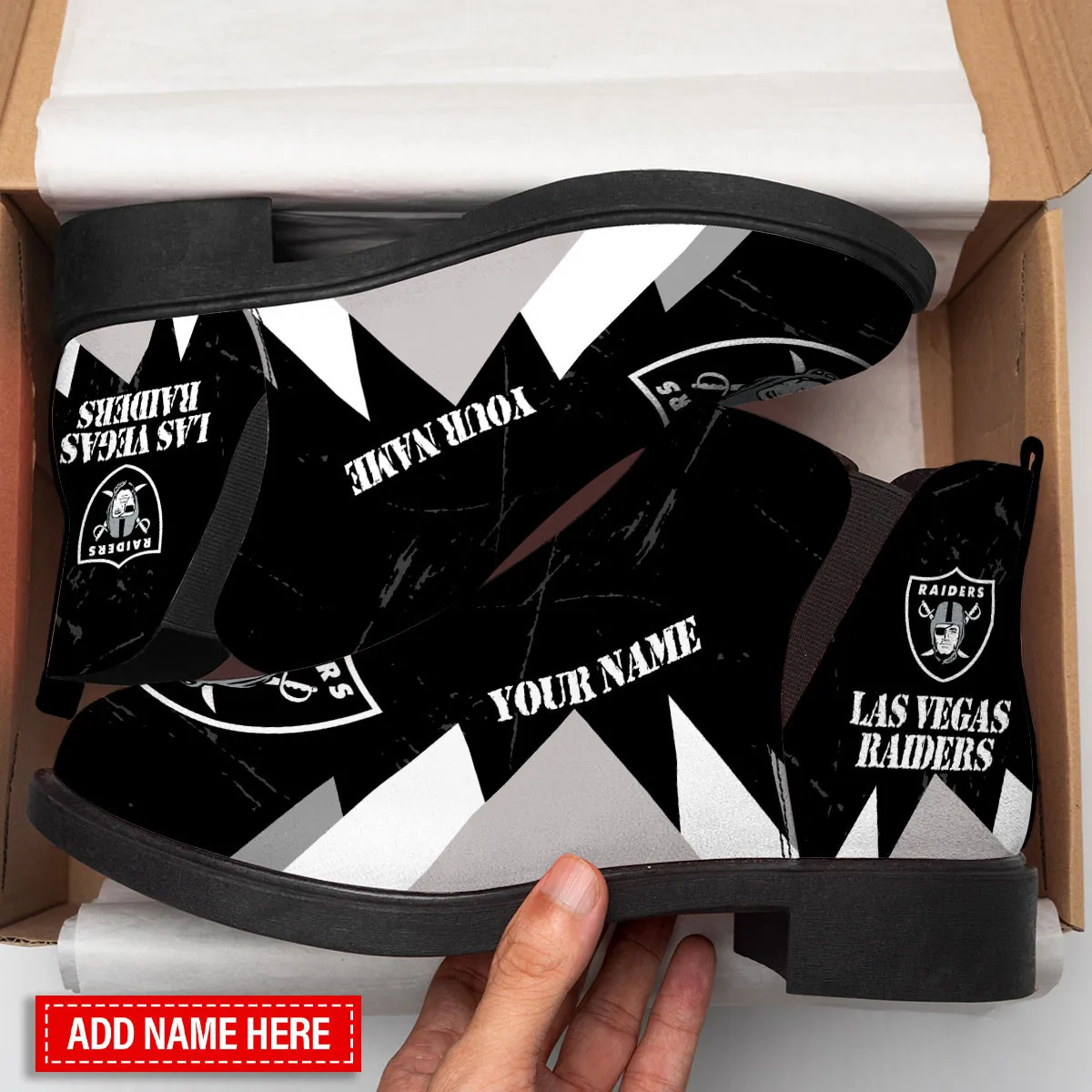 Las Vegas Raiders Short Boots Fashion
