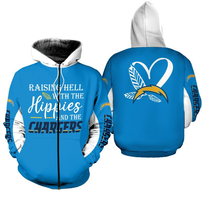 NFL Los Angeles Chargers Hoodie Sweatshirt - Limited Edition