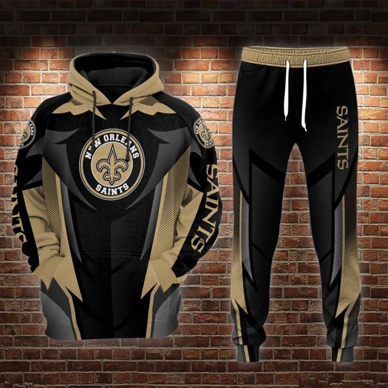 New Orleans Saints Joggers and Hoodie