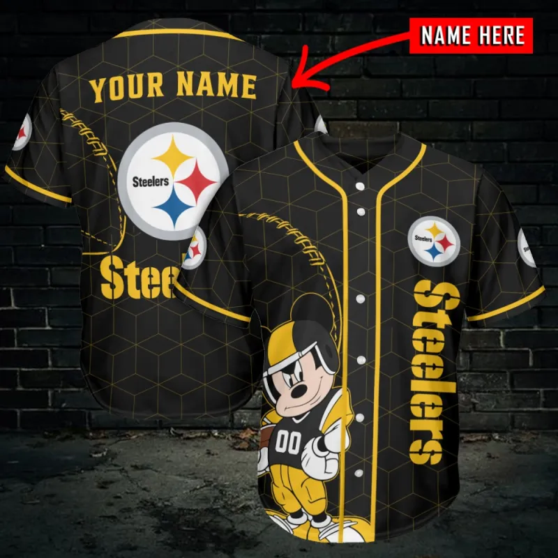 Personalized Pittsburgh Steelers Baseball Jersey