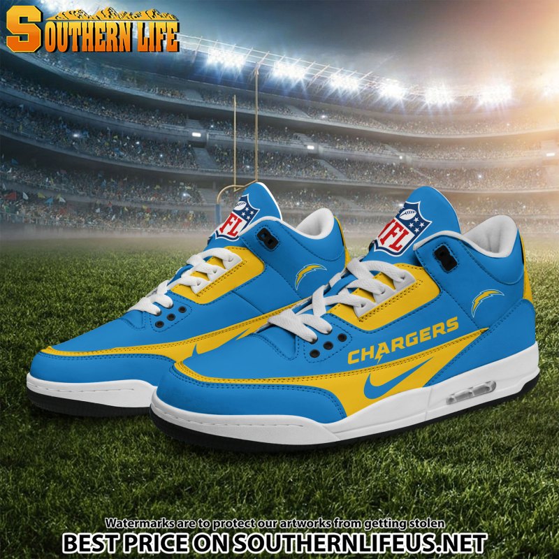 Los Angeles Chargers JD3 Football Sneakers
