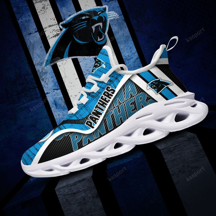 Carolina Panthers Yezy Running Sneakers