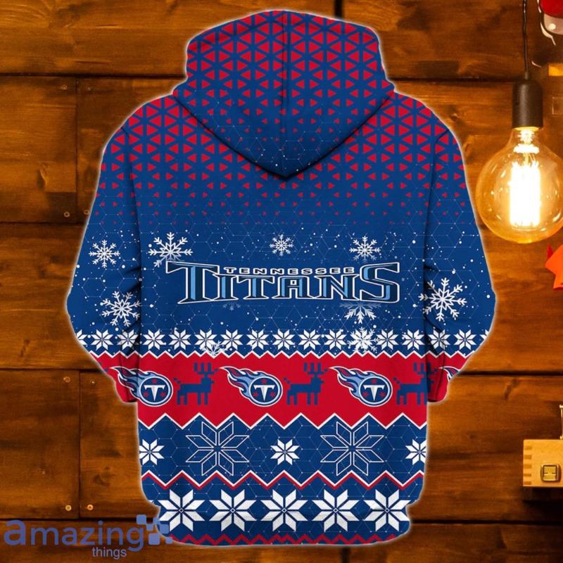 Tennessee Titans Christmas Hoodie - Side View
