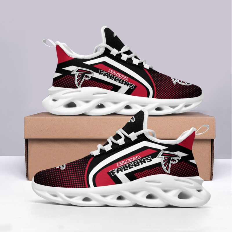 Atlanta Falcons Yezy Running Sneakers Side View