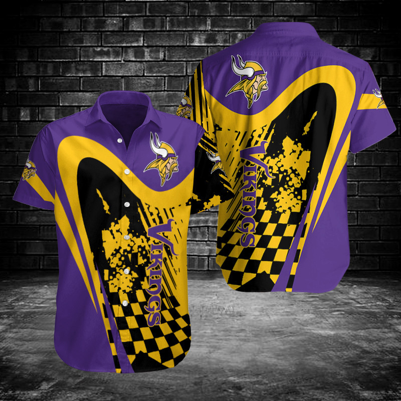 Minnesota Vikings Button Shirt Sizing Chart