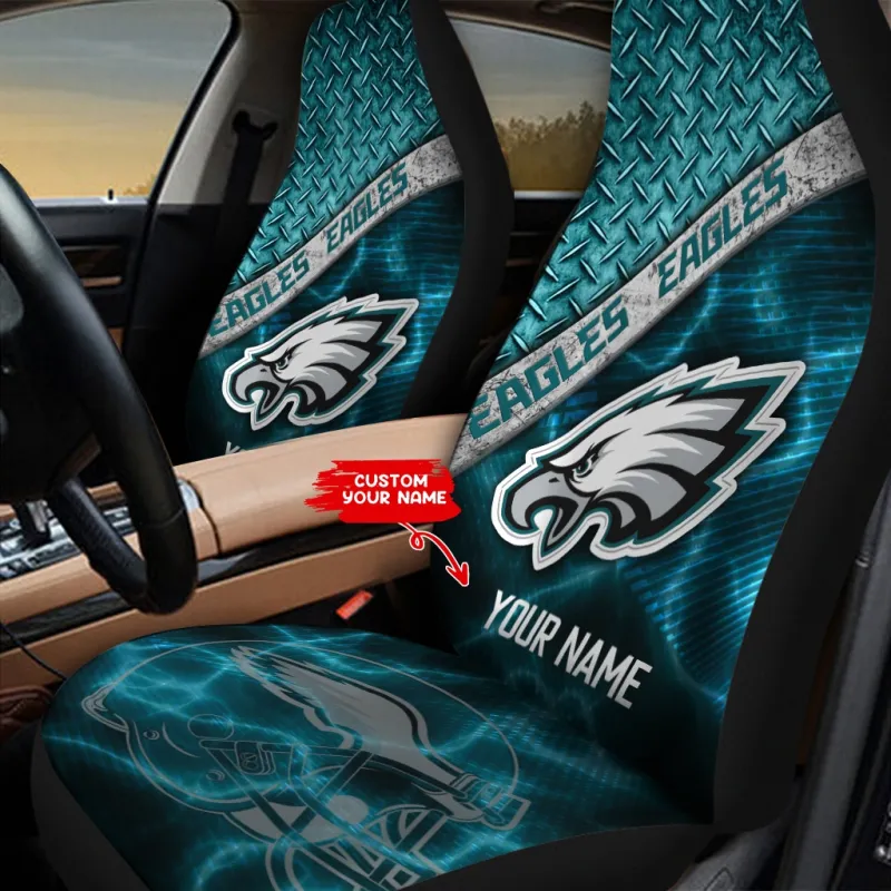 Eagles Personalized Car Seat Covers