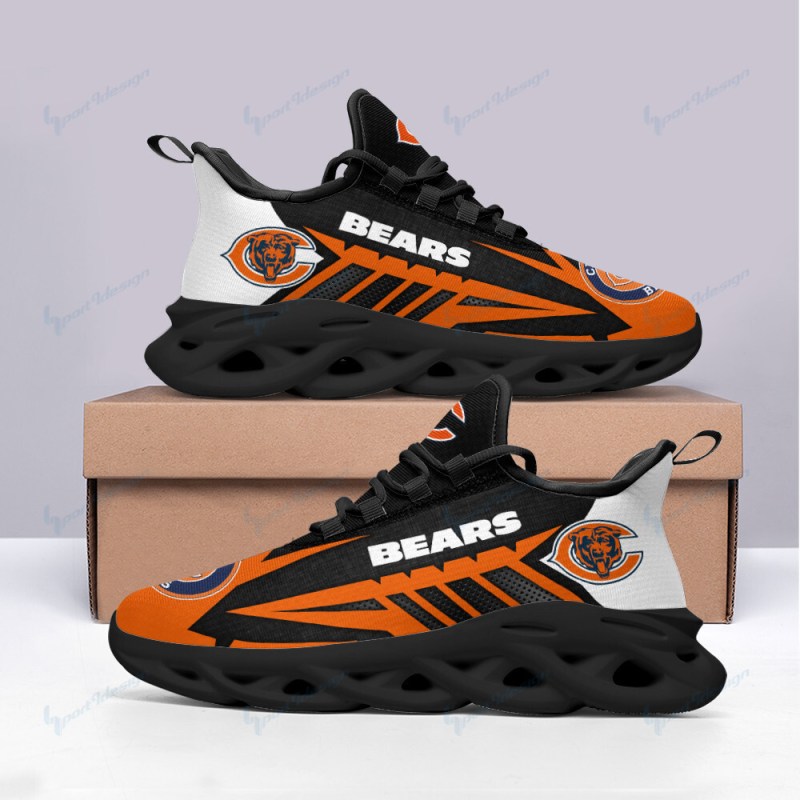Chicago Bears Sneakers Back View