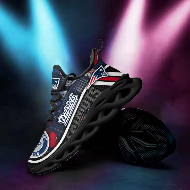 New England Patriots Yezy Running Sneakers Back