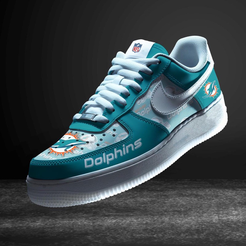 Miami Dolphins Personalized Sneakers