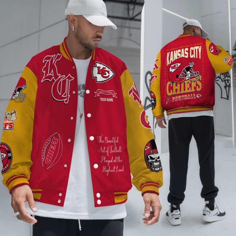 Kansas City Chiefs Varsity Jacket - Image 4