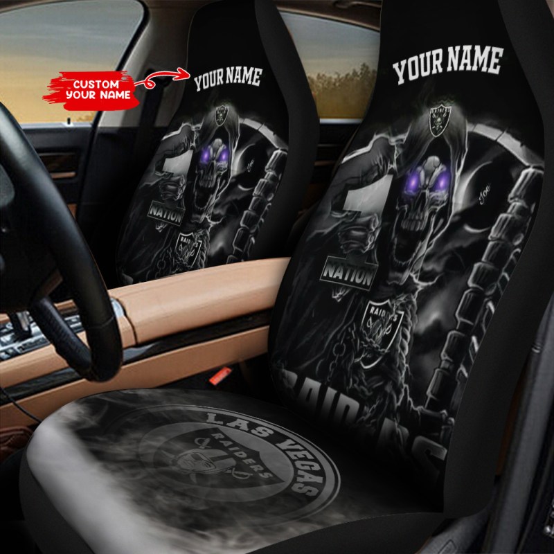 Las Vegas Raiders Car Seat Covers