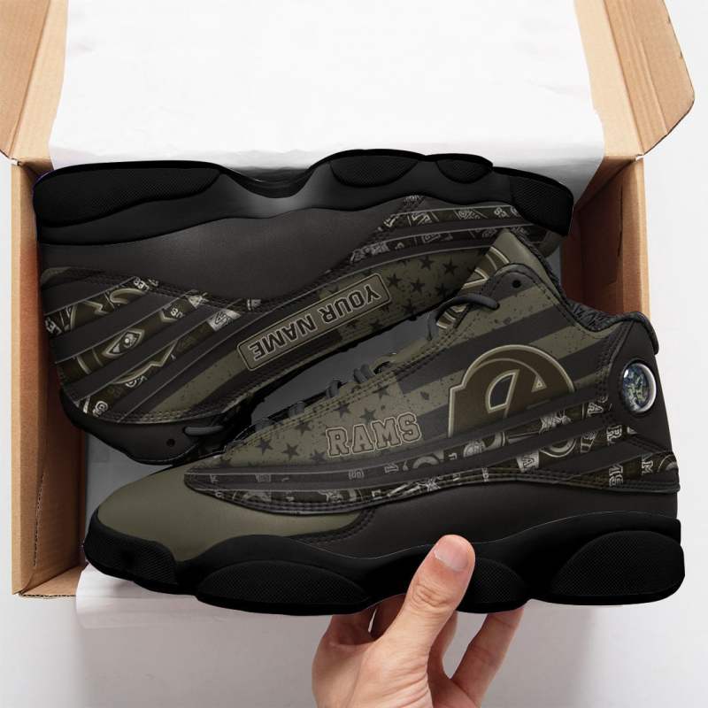 Los Angeles Rams Personalized AJD13 Sneakers