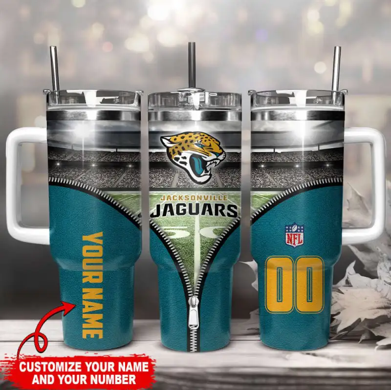 Jacksonville Jaguars NFL 40oz Stanley Tumbler - Fan Gear