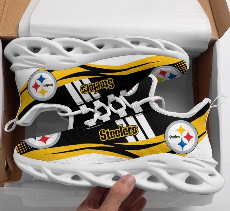 Pittsburgh Steelers Yezy Running Sneakers Design