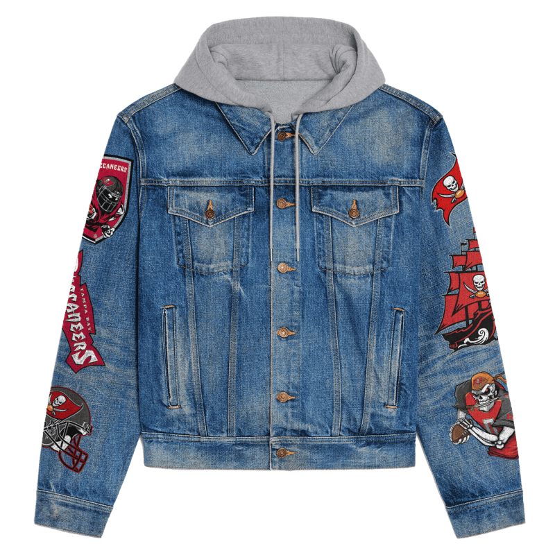 Tampa Bay Buccaneers Premium Hooded Jacket - Front View