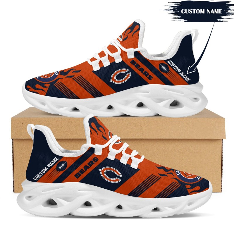 Chicago Bears Personalized Yezy Running Sneakers