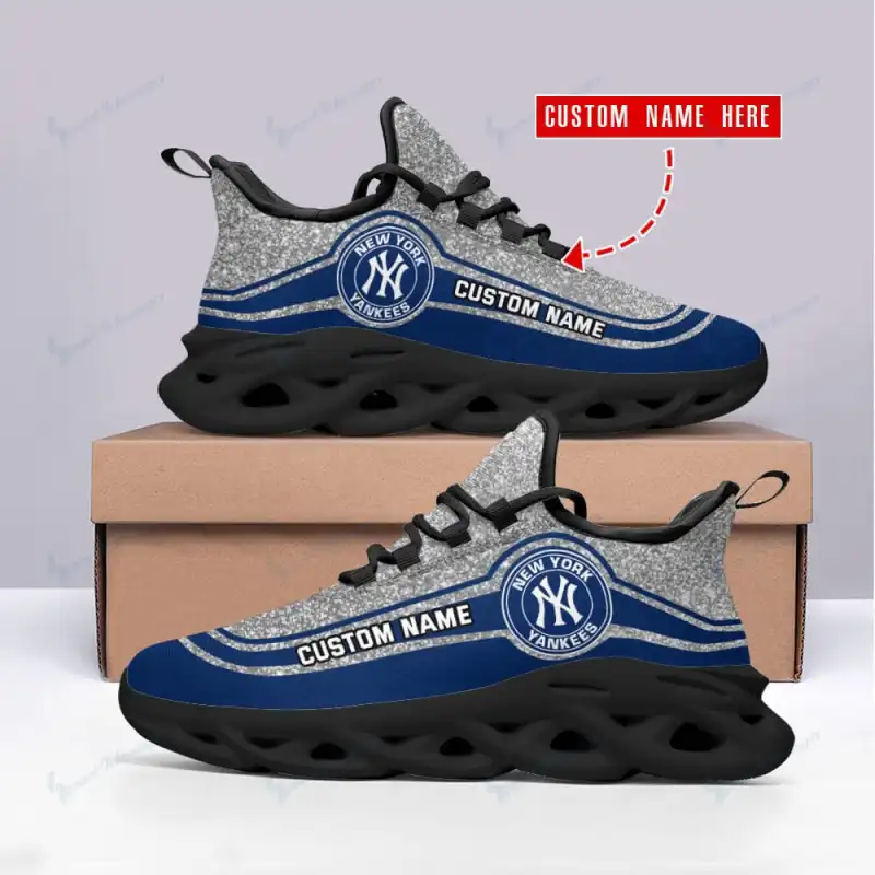 New York Yankees Personalized Yezy Running Sneakers