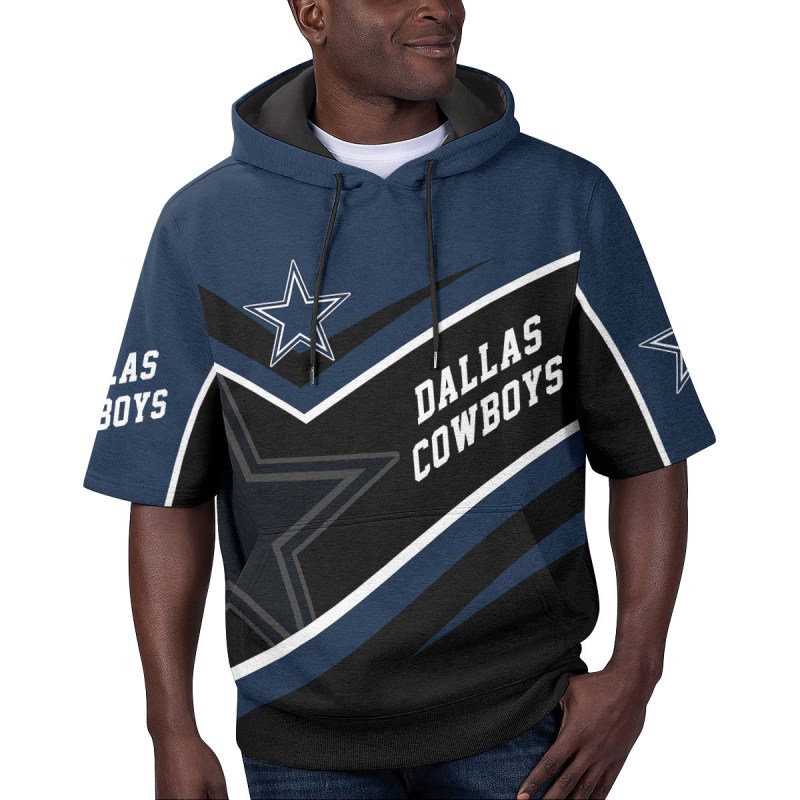 Dallas Cowboys Short Sleeve Hoodie