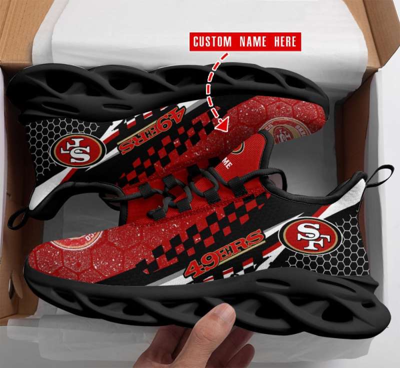 San Francisco 49ers Personalized Yezy Running Sneakers