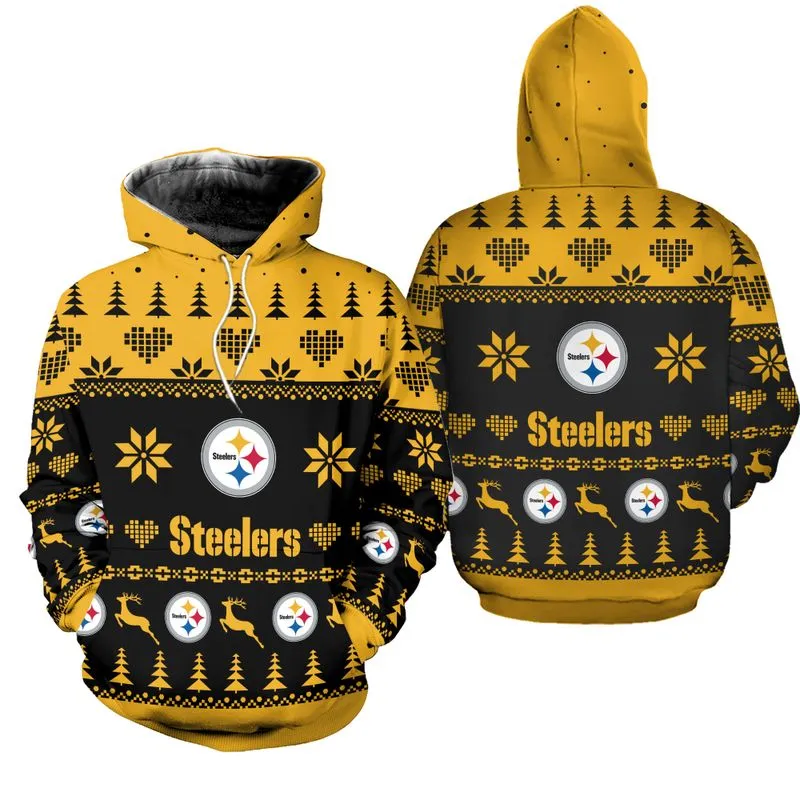 Pittsburgh Steelers Christmas Patterns Joggers