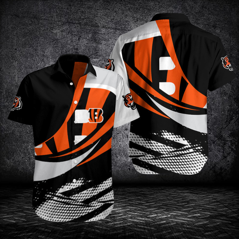 Cincinnati Bengals Button Shirts Sizing Chart