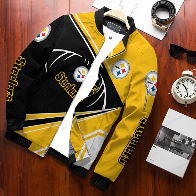 Stylish Pittsburgh Steelers Bomber Jacket