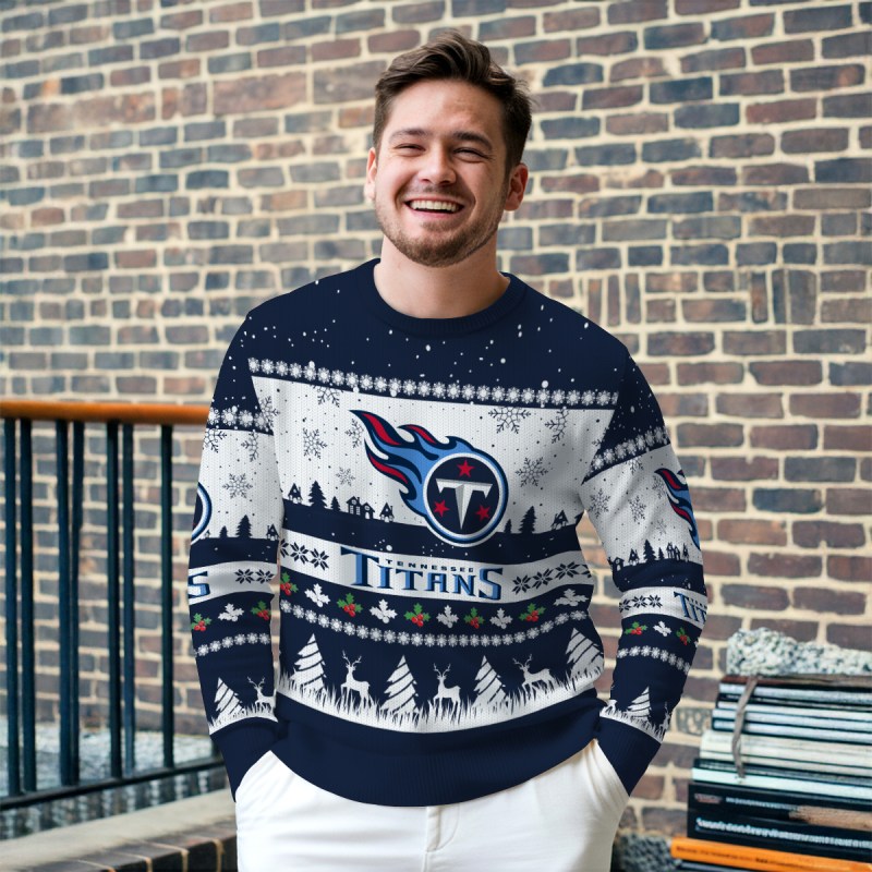 Tennessee Titans Premium Ugly Christmas Sweater 3